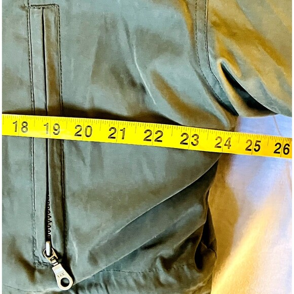 St Johns Bay Vintage Winter Jacket Removable Liner Hood Army Green Quilted M Men - Picture 7 of 16